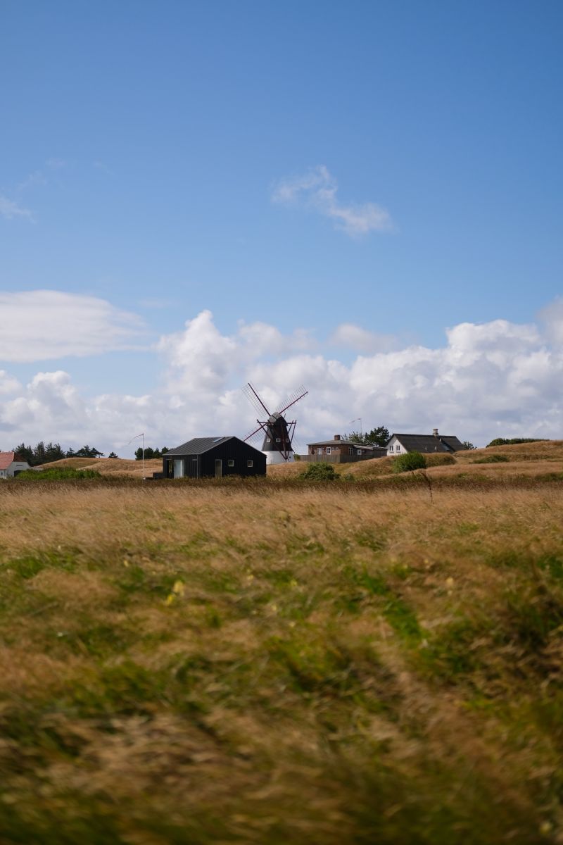 A windmill on the island of Mandø, Denmark