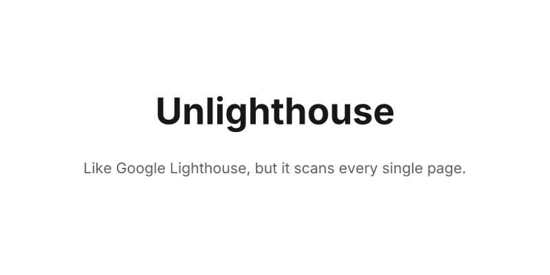 Unlighthouse